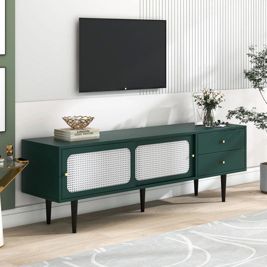 TV-bänk – Grön & Rotting