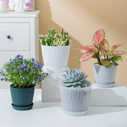 Vågmönstrad Blomkruka 2.5 L