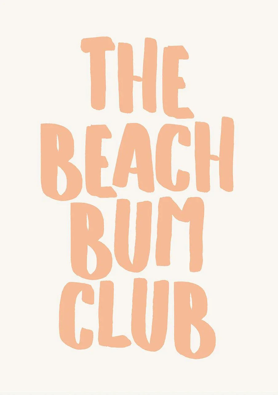 Somrig Poster – "Seashells Meet Me At The Beach" i La Dolce Vita-stil